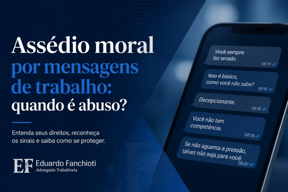 Conversa de WhatsApp com mensagens ofensivas em um grupo de trabalho corporativo