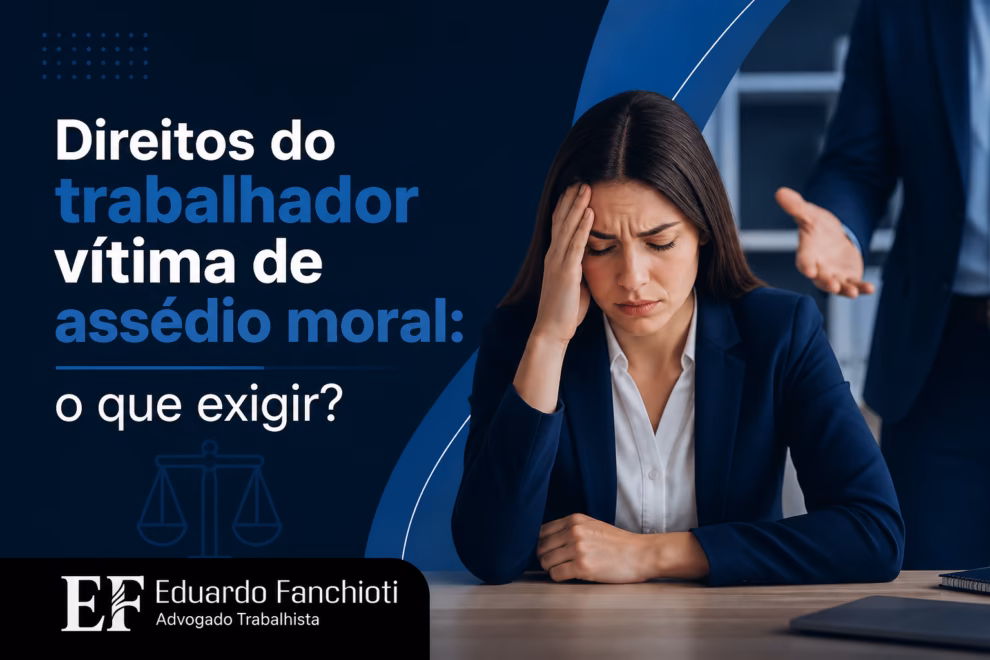 Trabalhador orientado por advogado sobre direitos em caso de assédio moral: indenização, rescisão indireta e reintegração