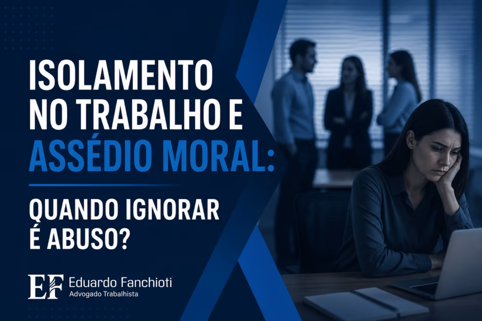Diagrama mostrando a diferenciação entre gestão ruim e exclusão intencional no trabalho, com critérios de análise.