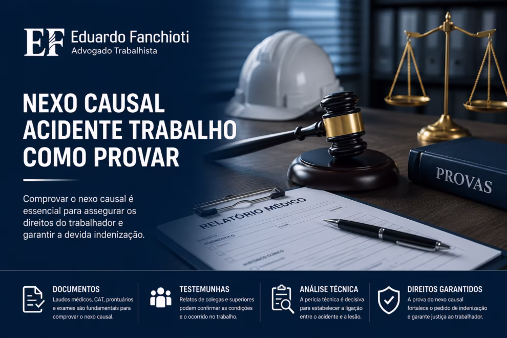 Nexo Causal no Acidente de Trabalho: Como Provar a Relação com o Trabalho