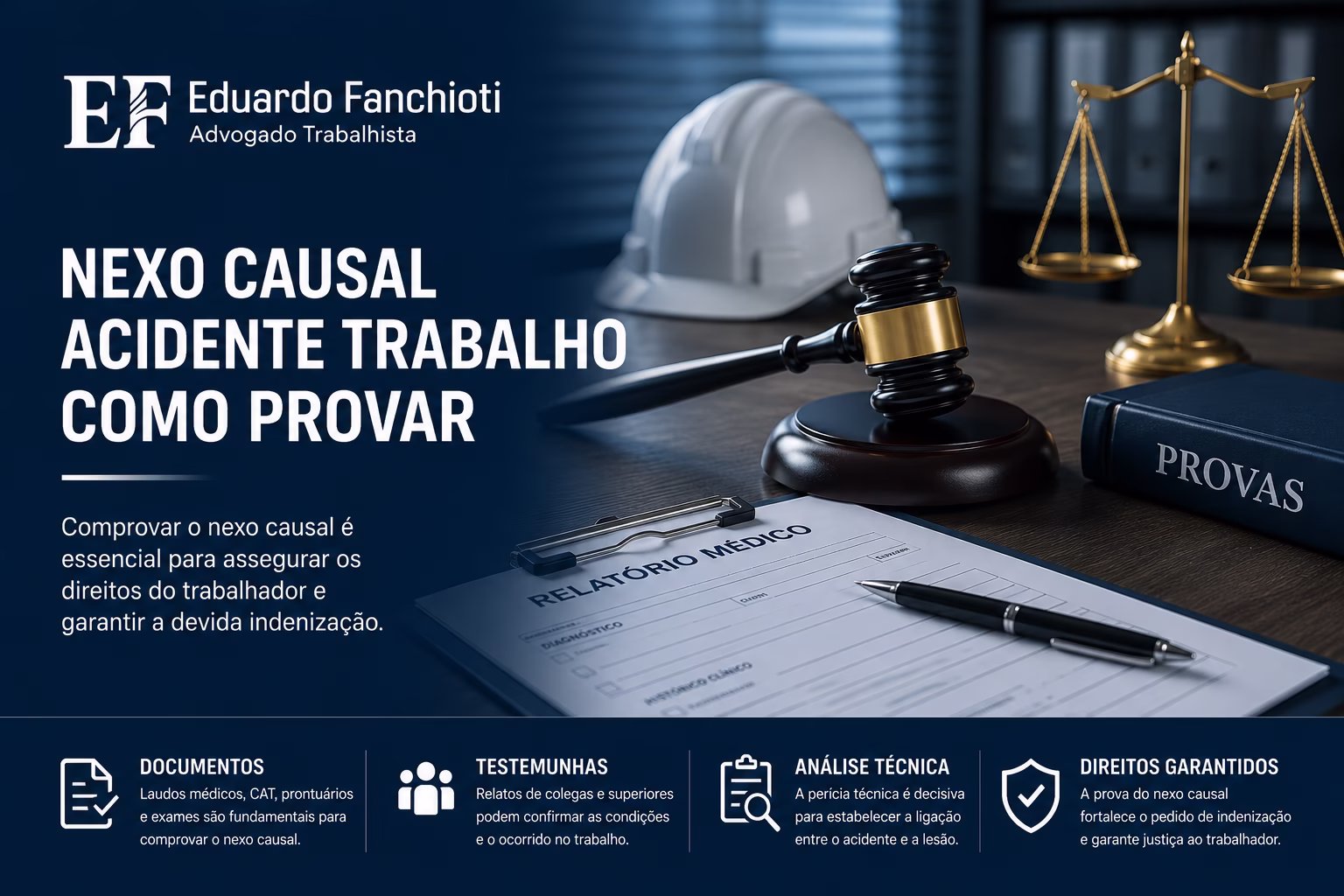 Nexo Causal no Acidente de Trabalho: Como Provar a Relação com o Trabalho