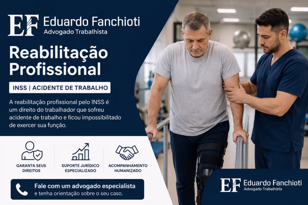 Reabilitação Profissional pelo INSS Após Acidente de Trabalho